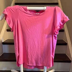 Crown & Ivy Fuchsia Short Sleeve Tee